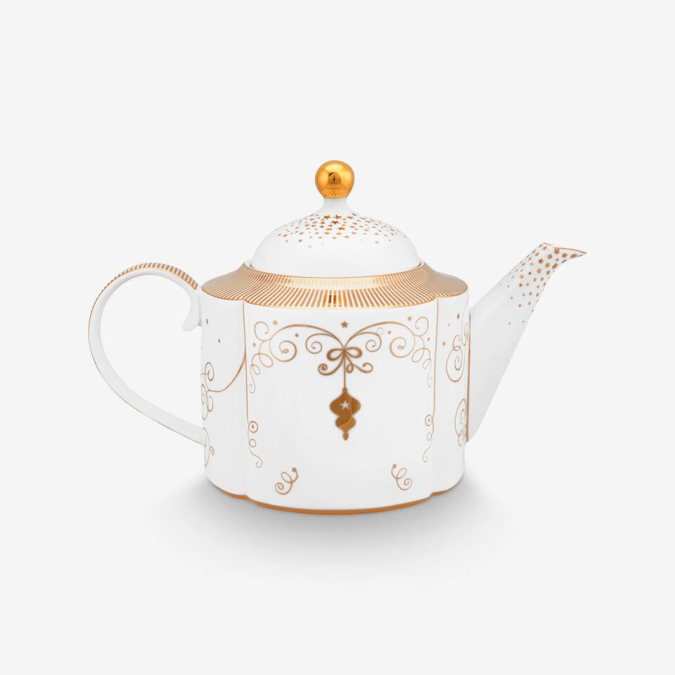 Royal Altın / Beyaz Demlik