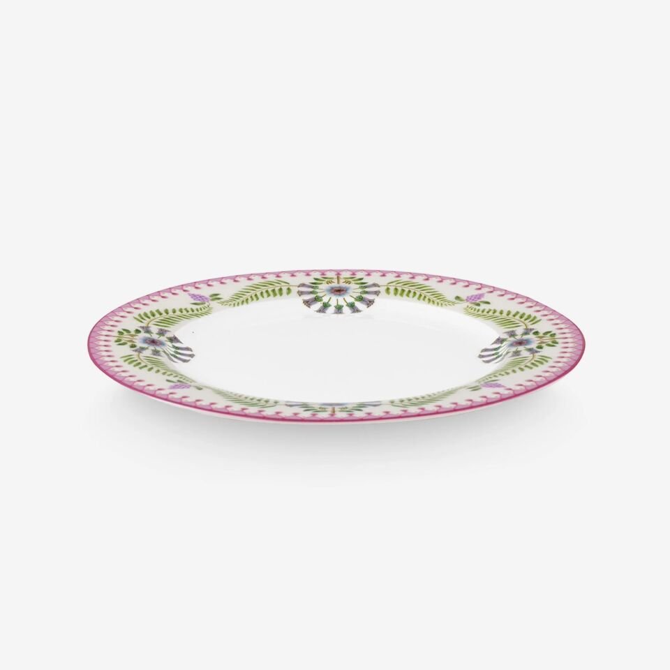 Lily & Lotus Kahvaltı Tabağı Beyaz - 23cm