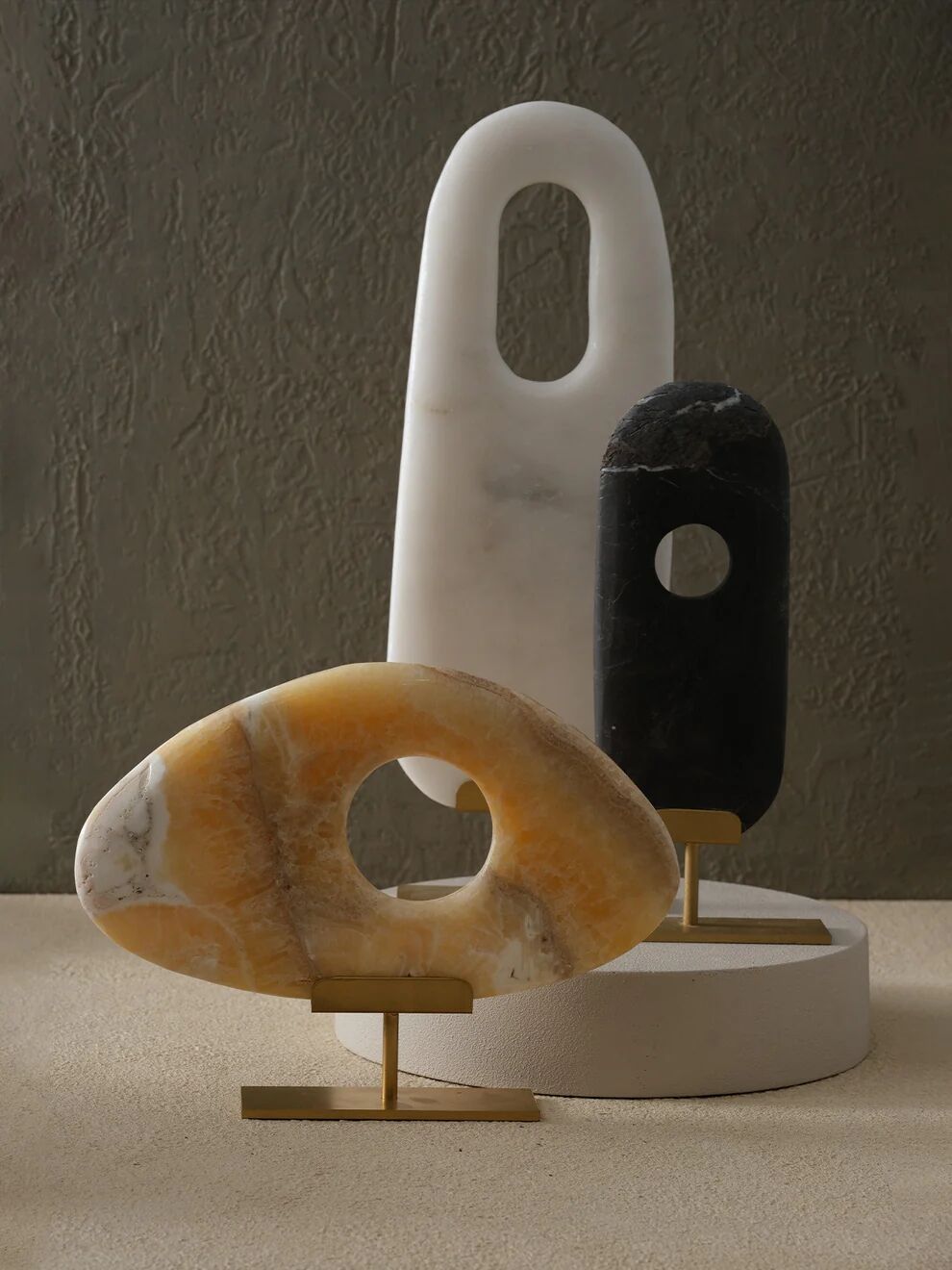 Onyx Soyut Dekor 30x5x15cm