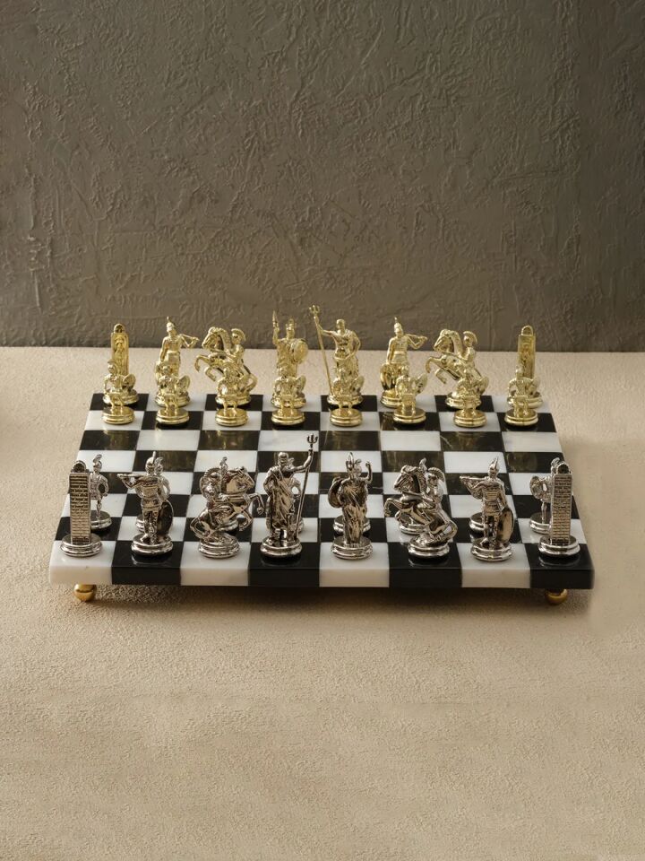 Satranç Seti 18x50x50cm Gold