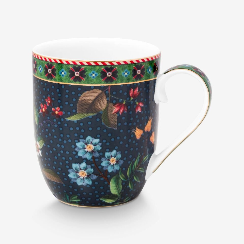 Berry Blues İkili Mavi Mug Seti Mavi - 145ml