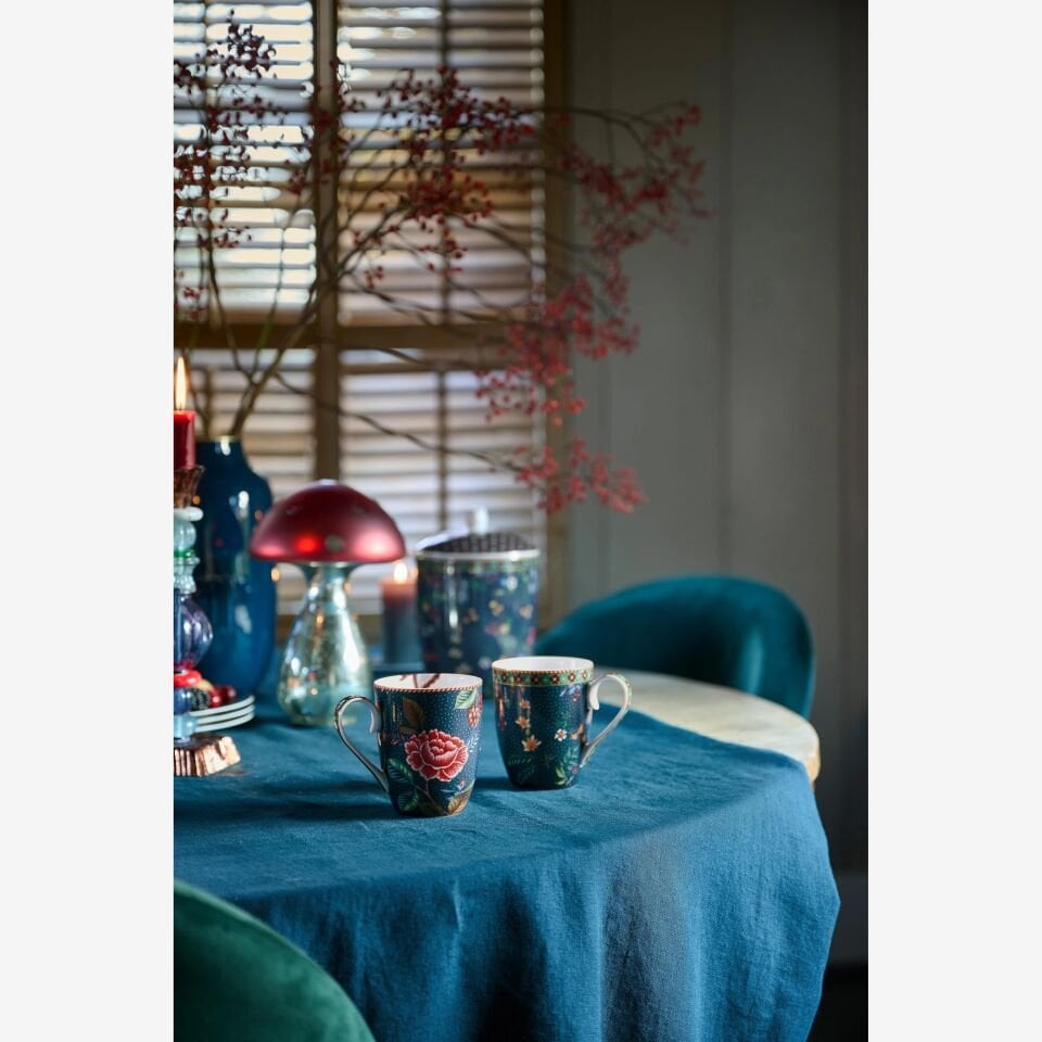 Berry Blues İkili Mavi Mug Seti Mavi - 350ml