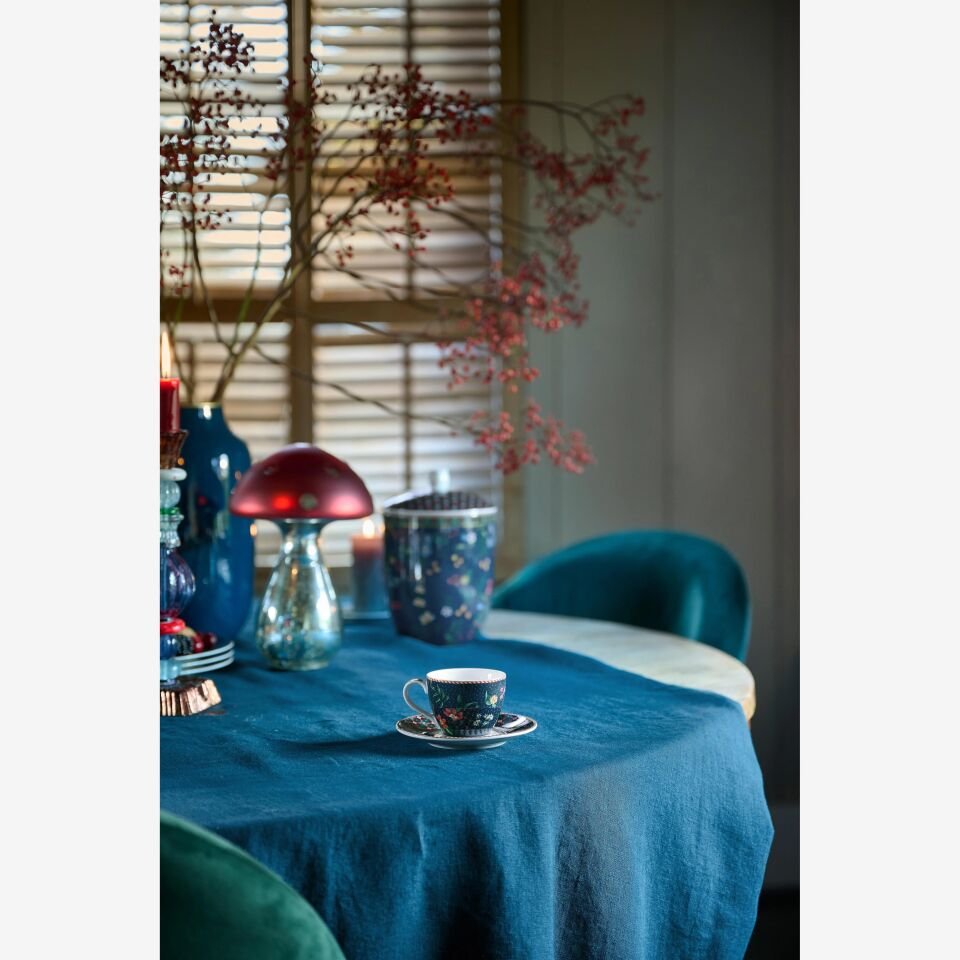 Berry Blues İkili Mavi Kahve Fincanı Seti Mavi - 120ml