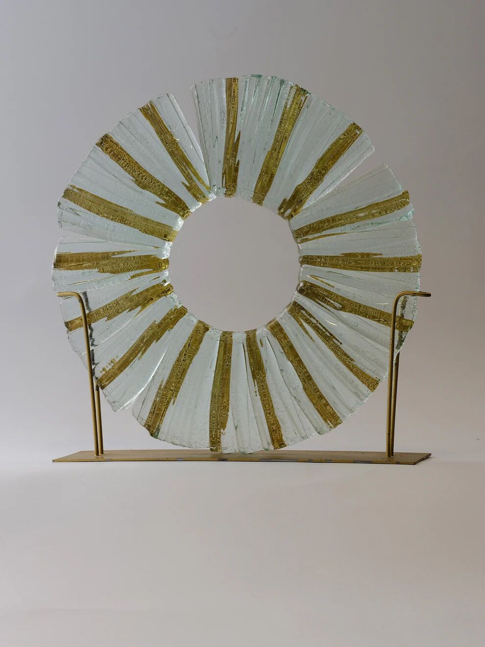 XL Cam Disk-Şeffaf 36cm Gold