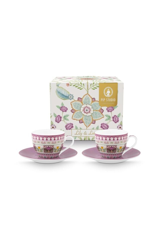 Lily & Lotus İkili Kahve Fincan Seti