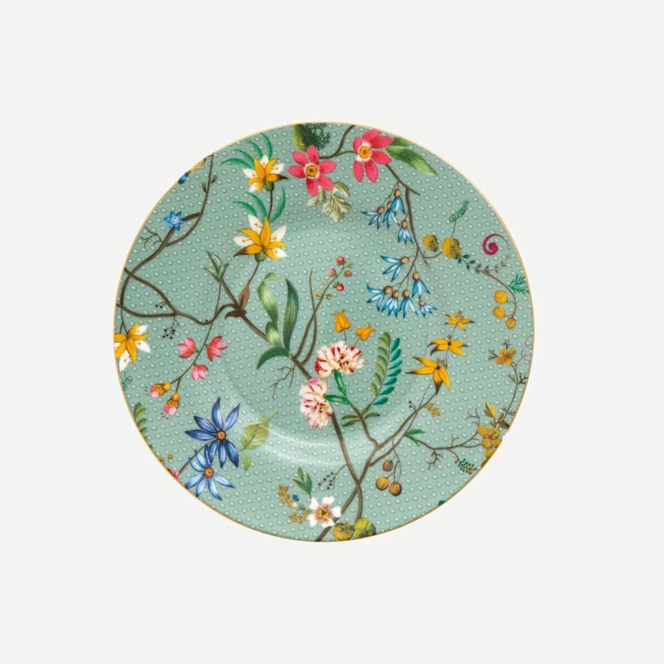 Jolie Petit Four Tabağı Mavi - 12cm