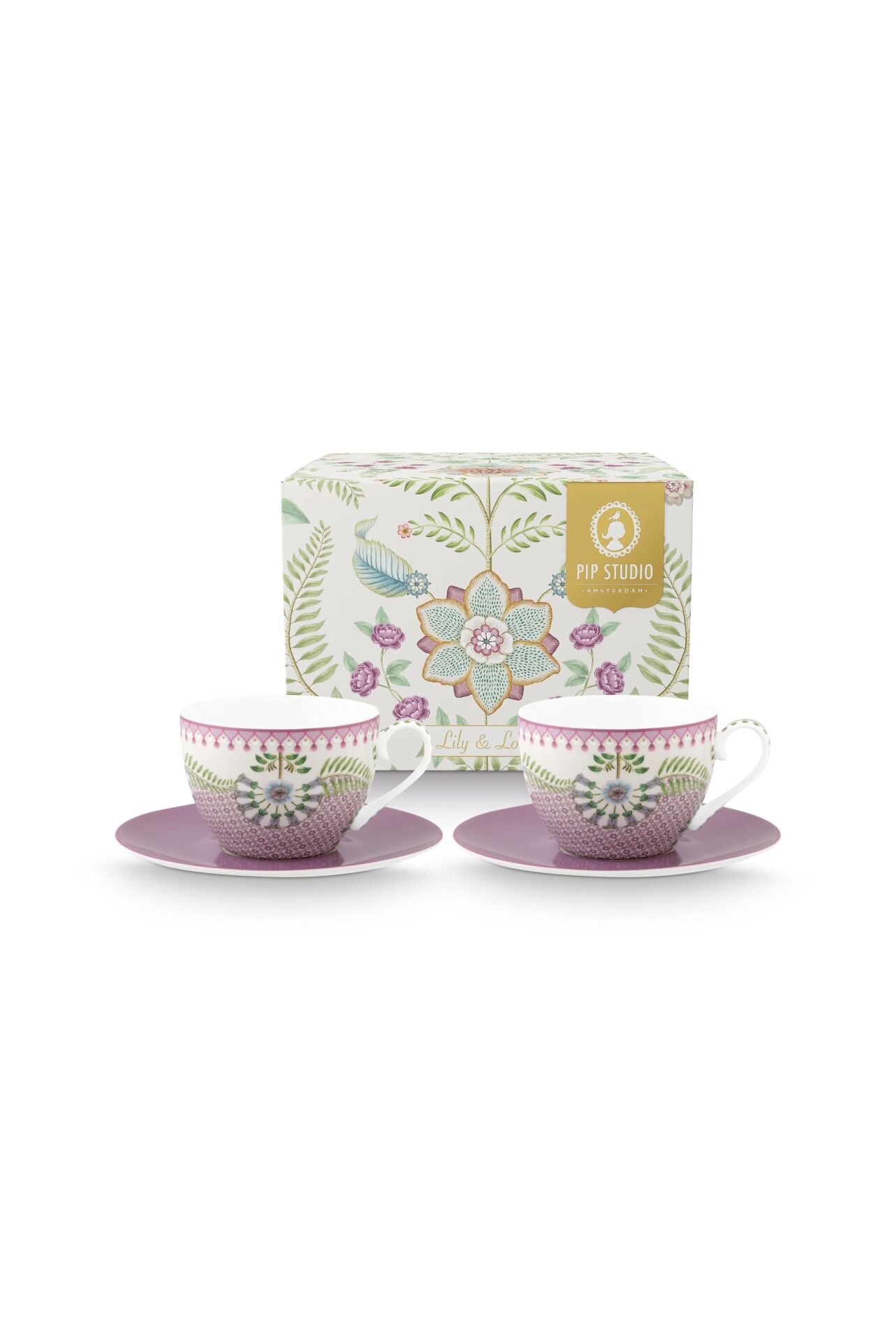 Lily & Lotus İkili Çay Fincan Seti