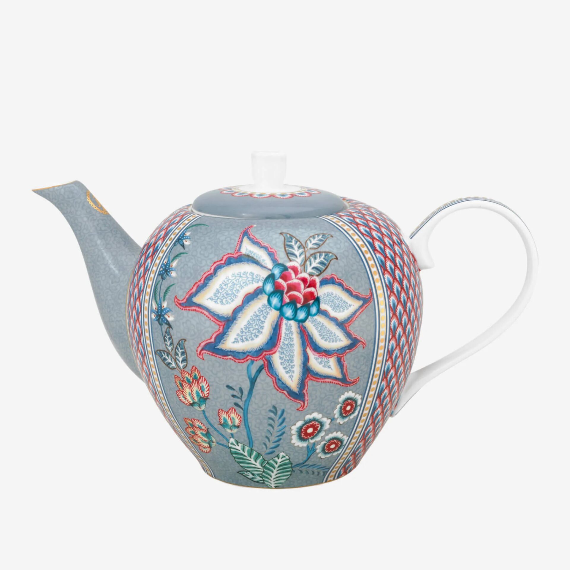 Flower Festival Demlik Mavi - 1600ml