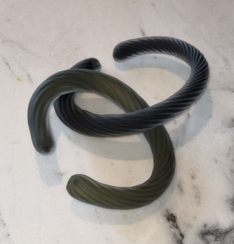 Kumlamalı Cam Zincir 22x12cm