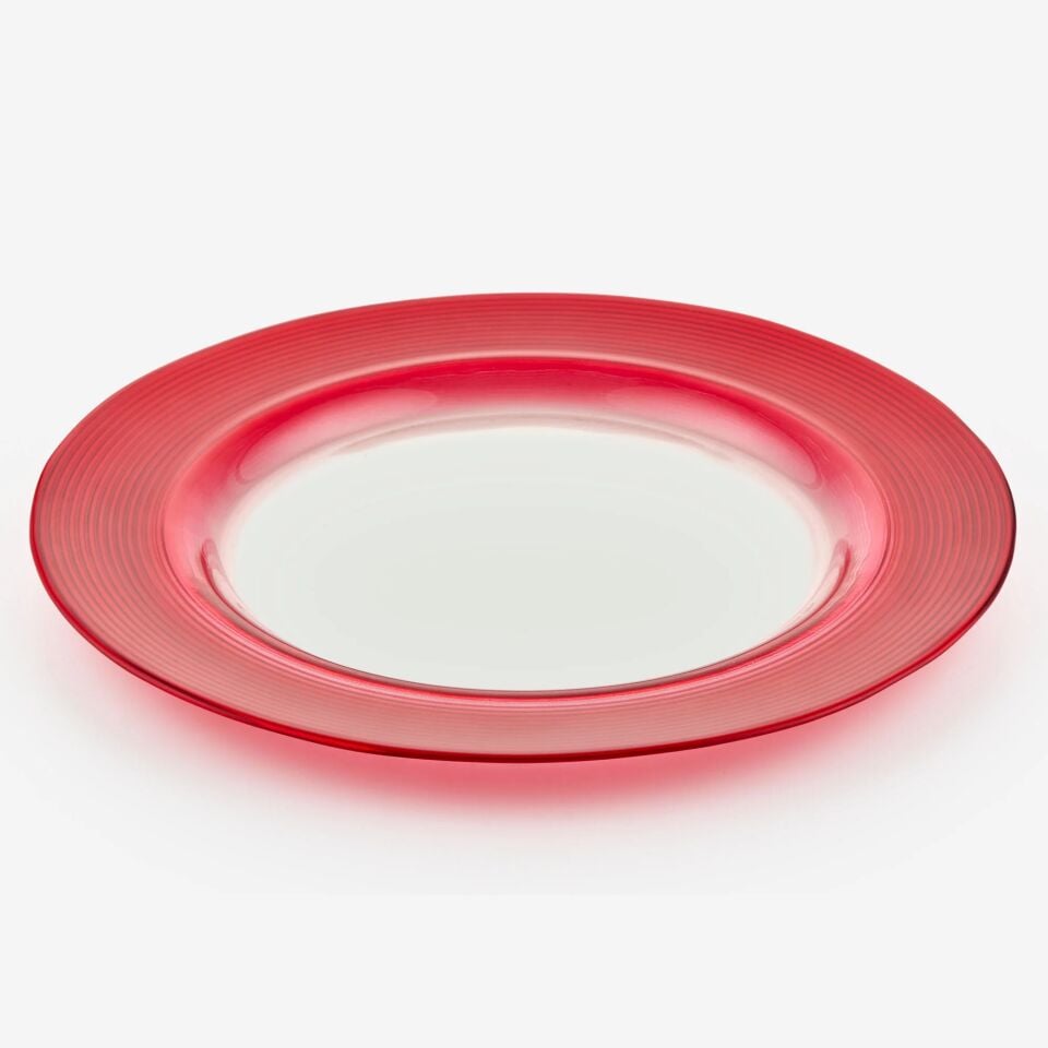 Linea Yuvarlak Supla 32 cm Kırmızı