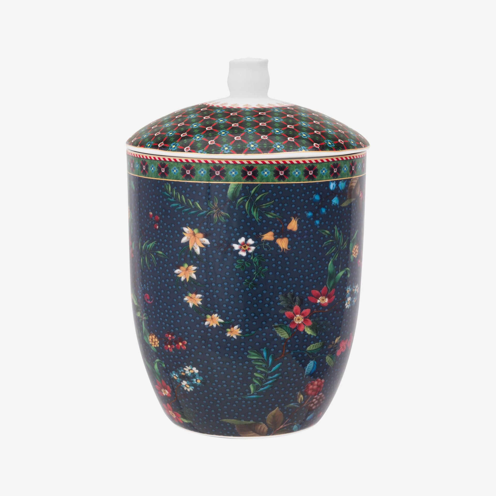 Berry Blues Porselen Saklama Kabı 1500 Ml