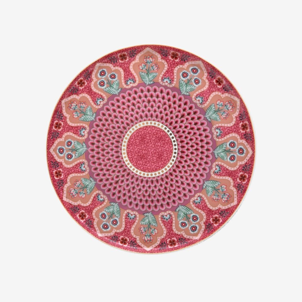 Flower Festival Mini Kek Standı Kırmızı - 21cm