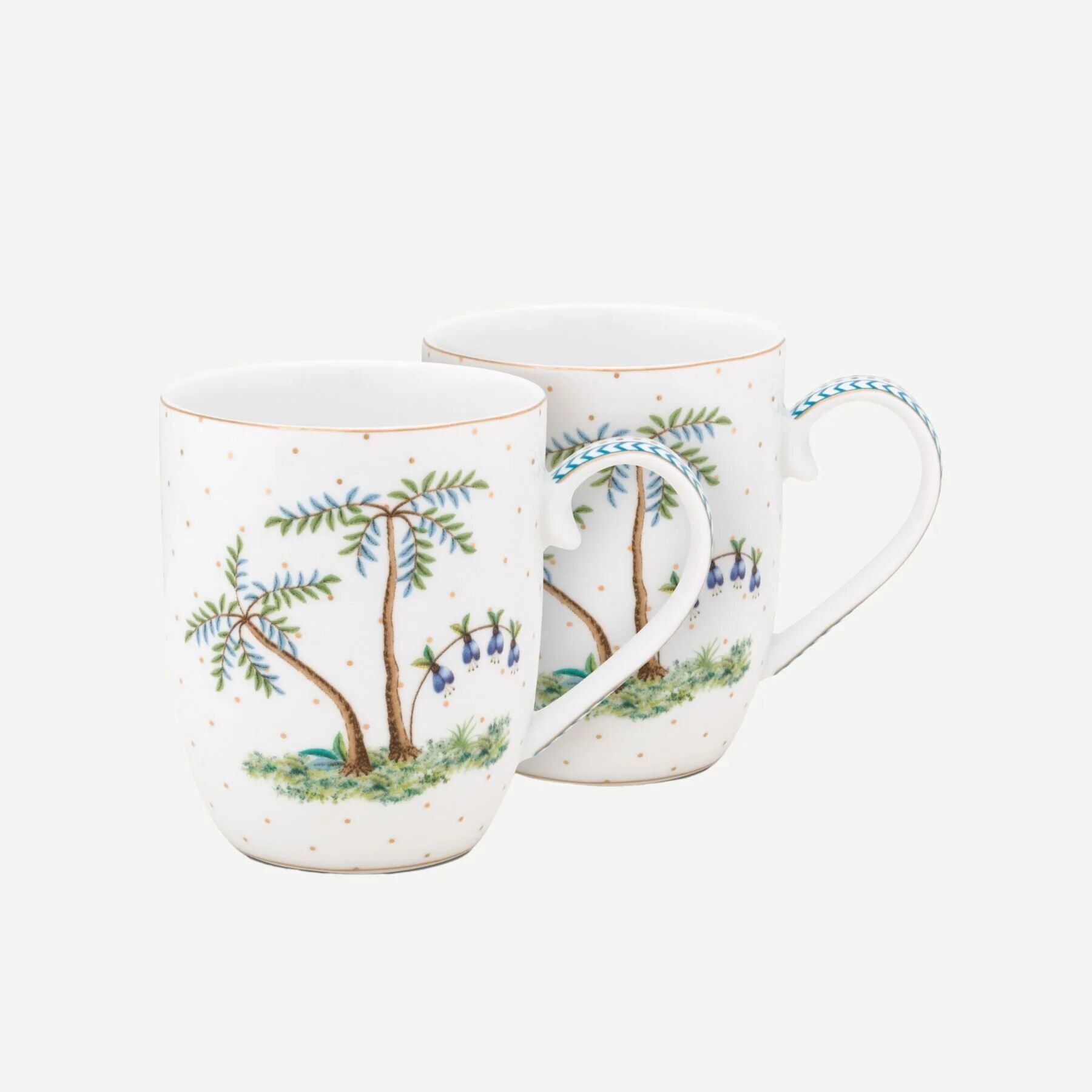 Jolie İkili Küçük Mug Seti Beyaz - 145ml