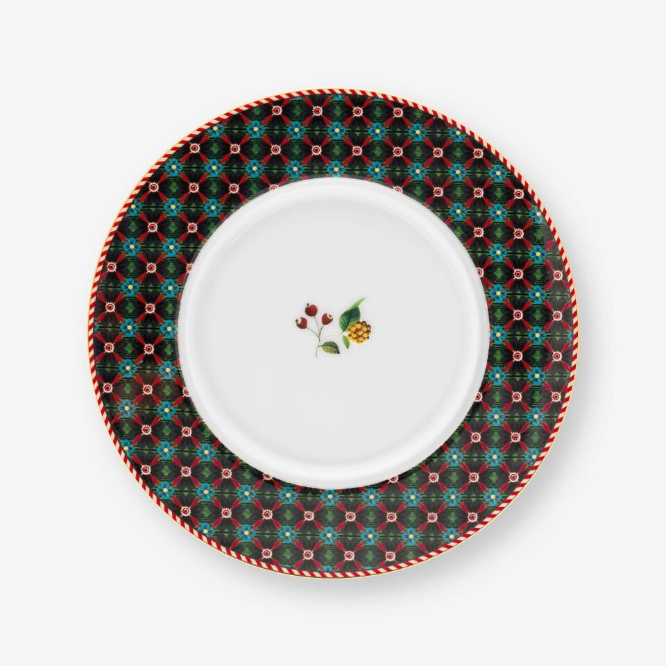 Berry Blues Mavi Yuvarlak Tereyağlık  Ø 17 cm