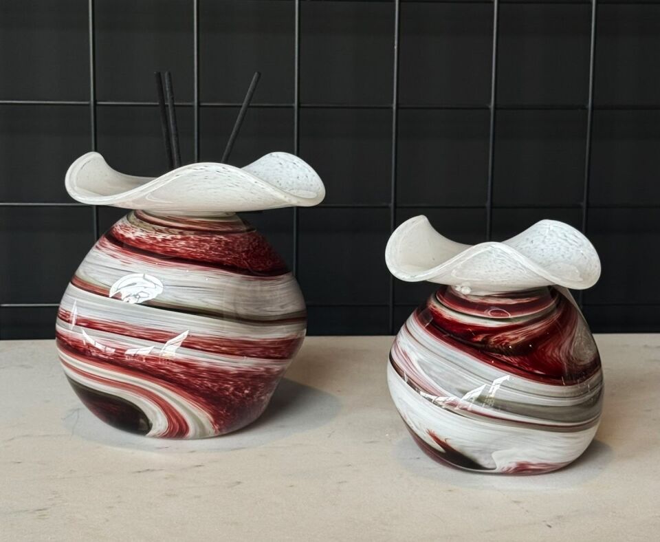 Murano Cam Diffuser 15x14cm - Bordo