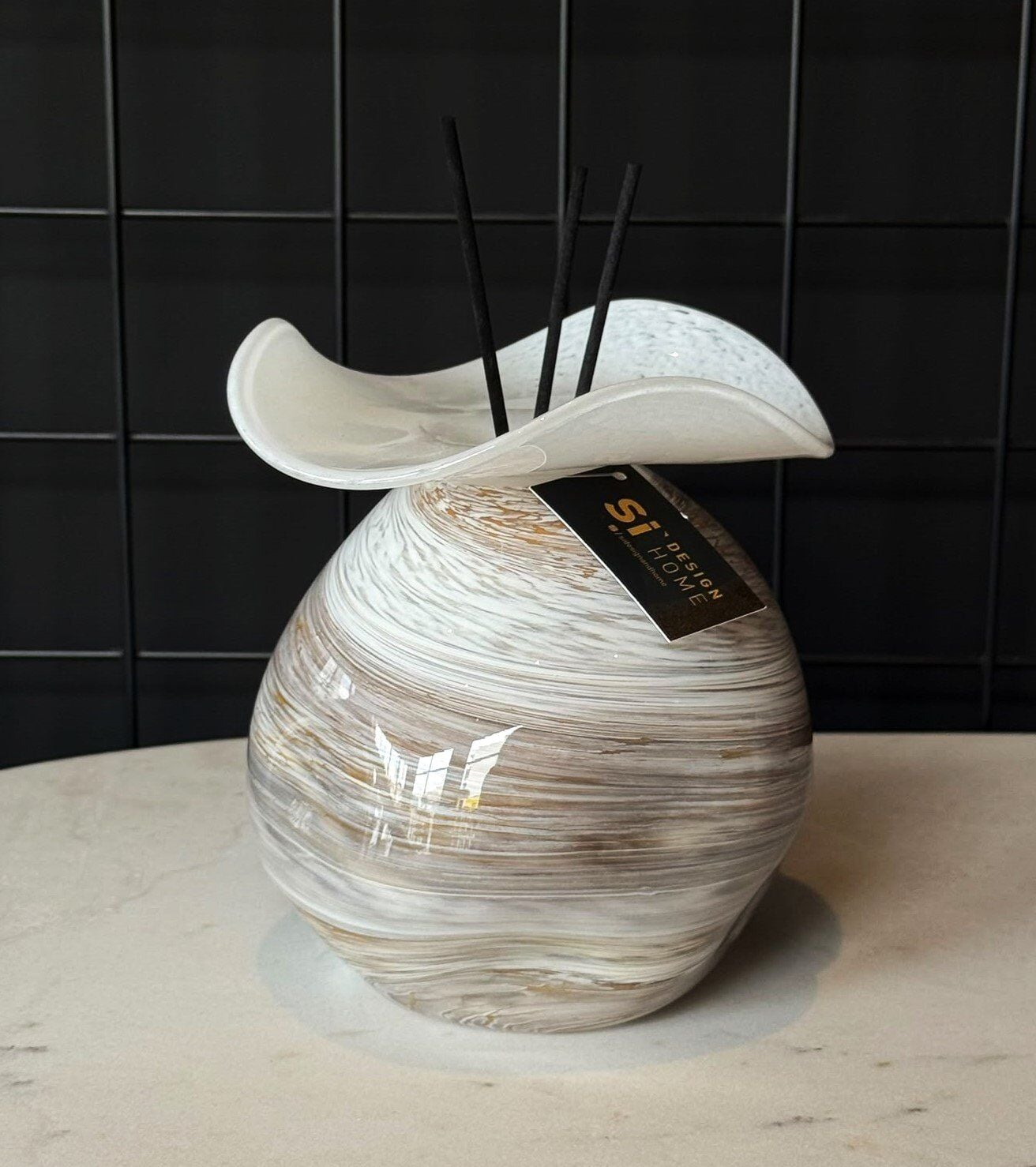 Murano Cam Diffuser 15x14cm - Taş