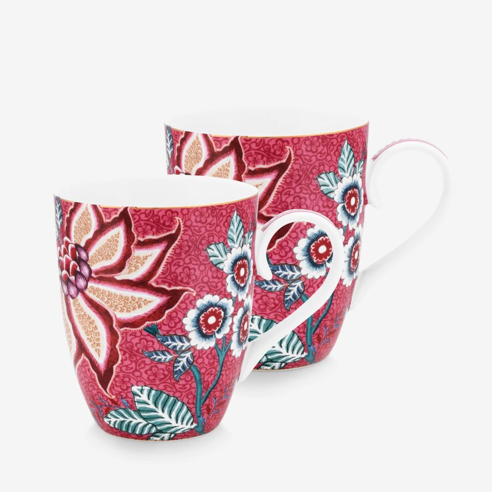 Flower Festival İkili Büyük Mug Seti