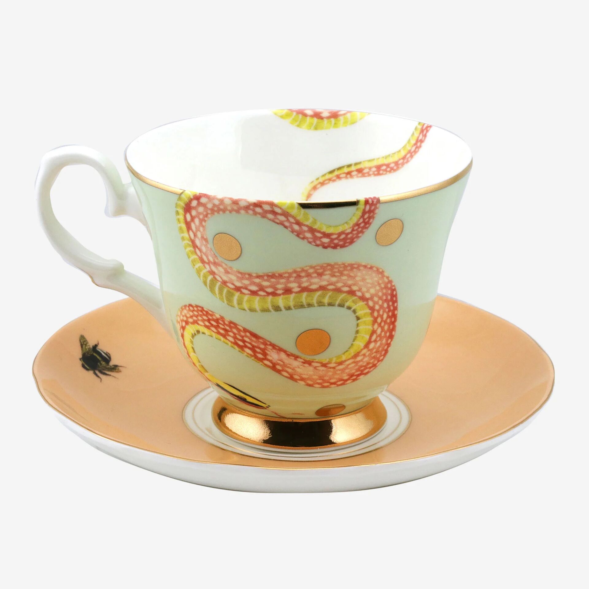 ANIMALS ÇAY FİNCANI 200 ml 200ml - Yılanlı