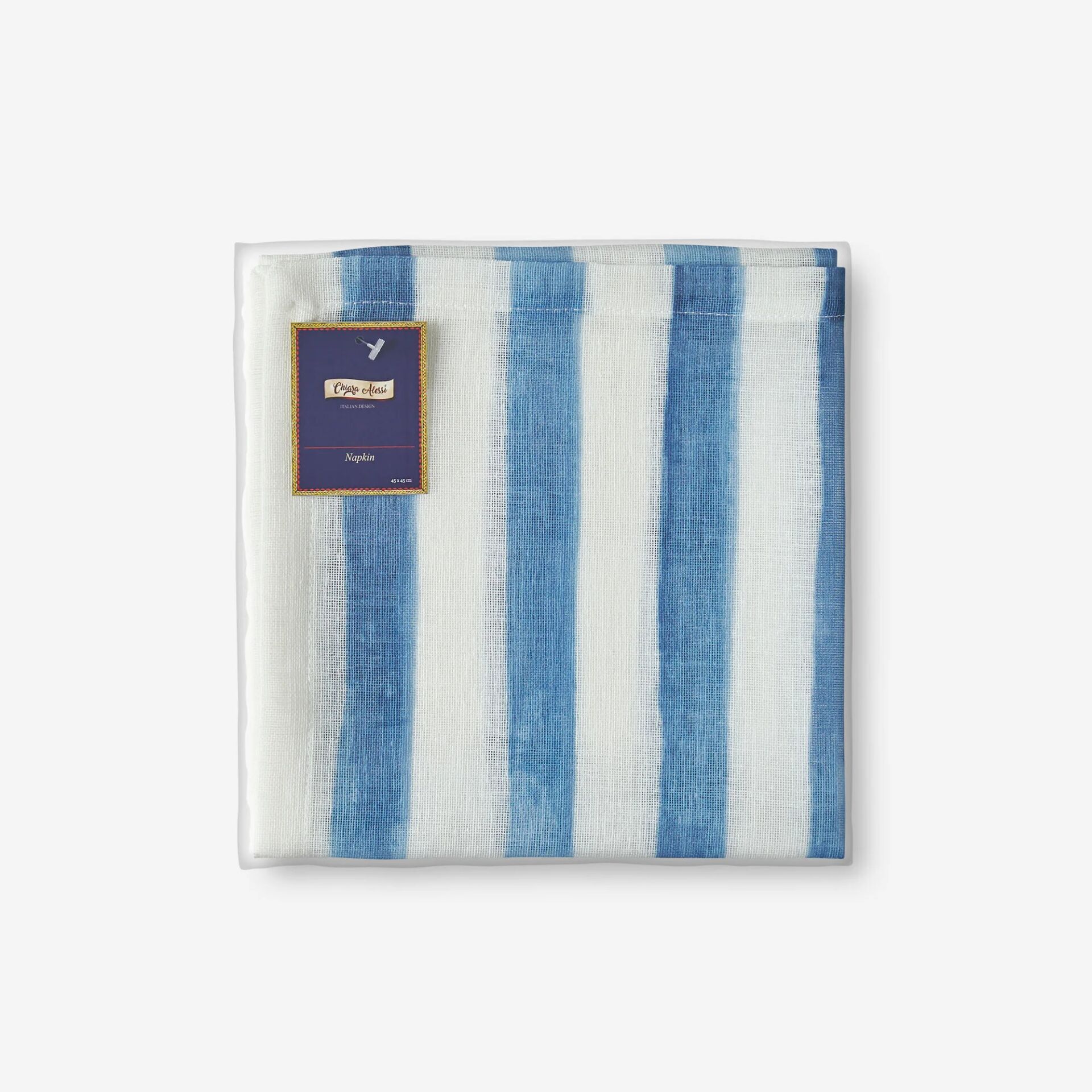Chiara Alessi Polyester Peçete 45X45 Cm Mavi