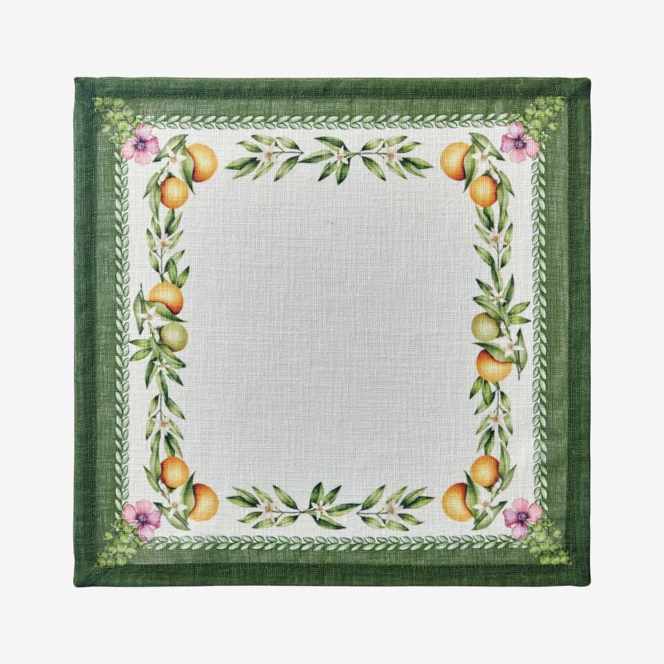 Chiara Alessi Polyester Peçete 45X45 Cm Yeşil