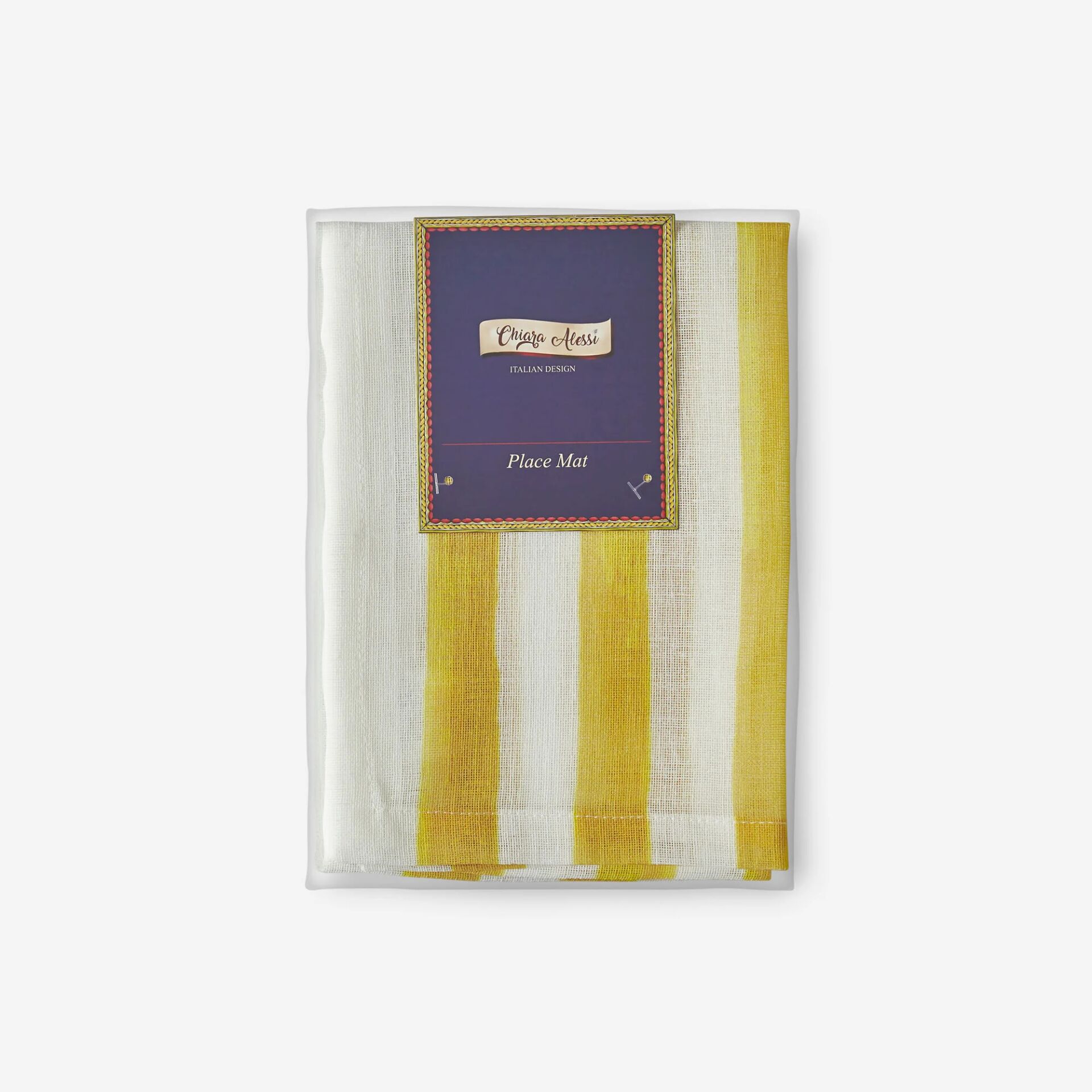 Chiara Alessi Polyester Amerikan Servisi 35X50 Cm Sarı