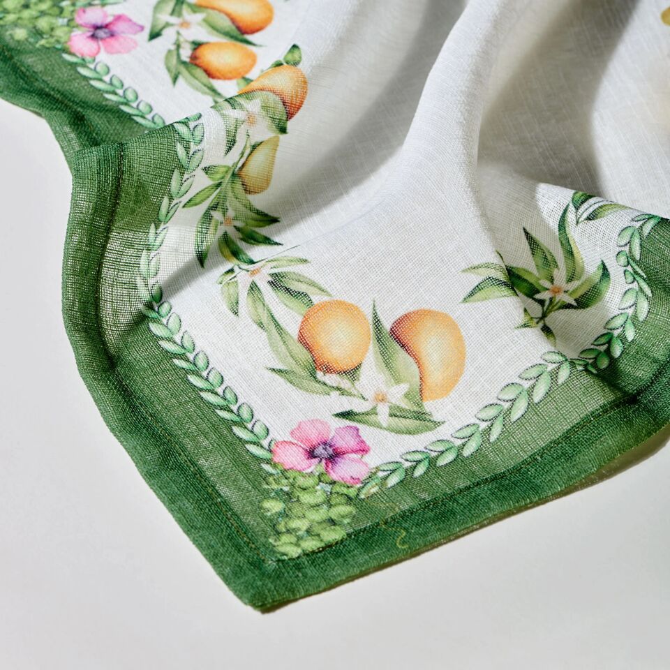 Chiara Alessi Polyester Amerikan Servisi 35X50 Cm Yeşil