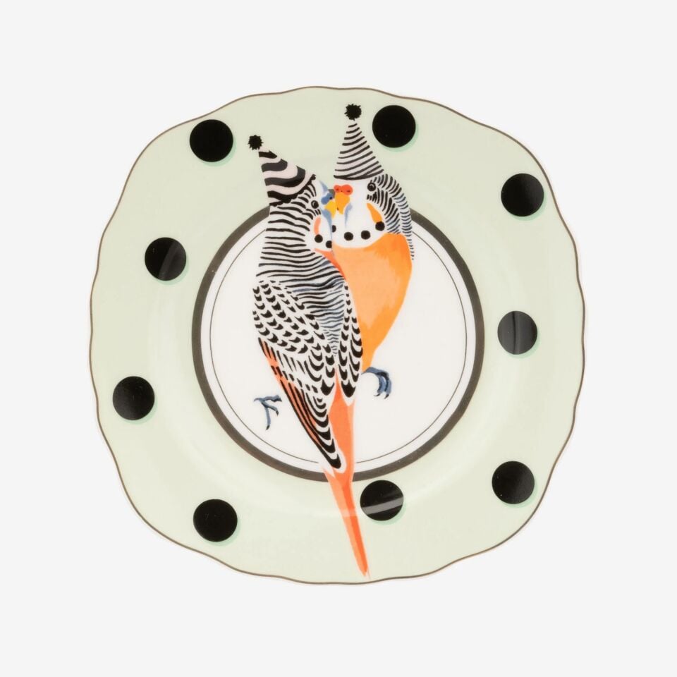 ANIMALS TABAK 16 cm 16cm - Papağanlı