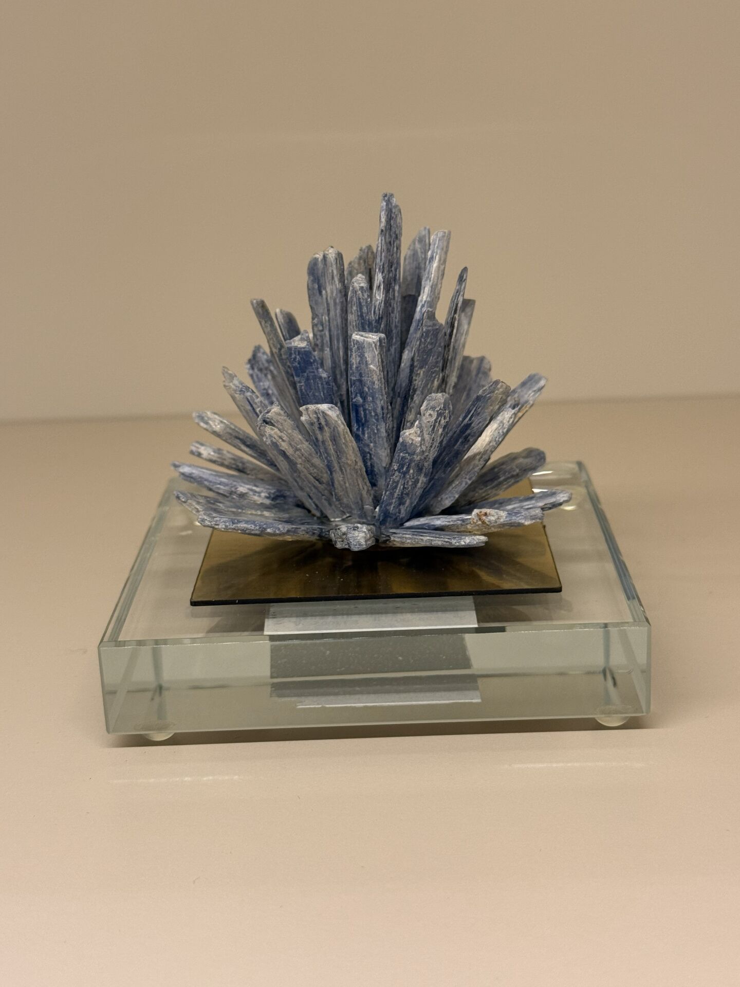 Cam Kaideli Gümüş Ağaçlı Dekor Obje Cam - 8x8x10cm