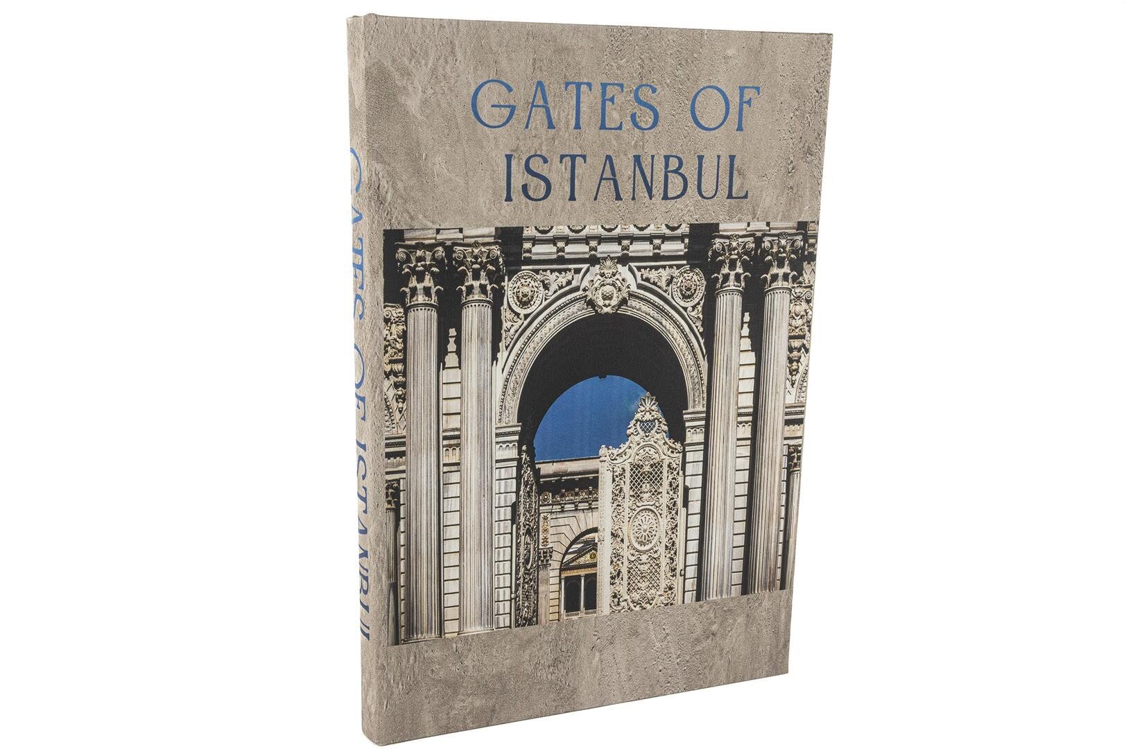 Gates Kitap Kutu Bej - 35x24x3cm
