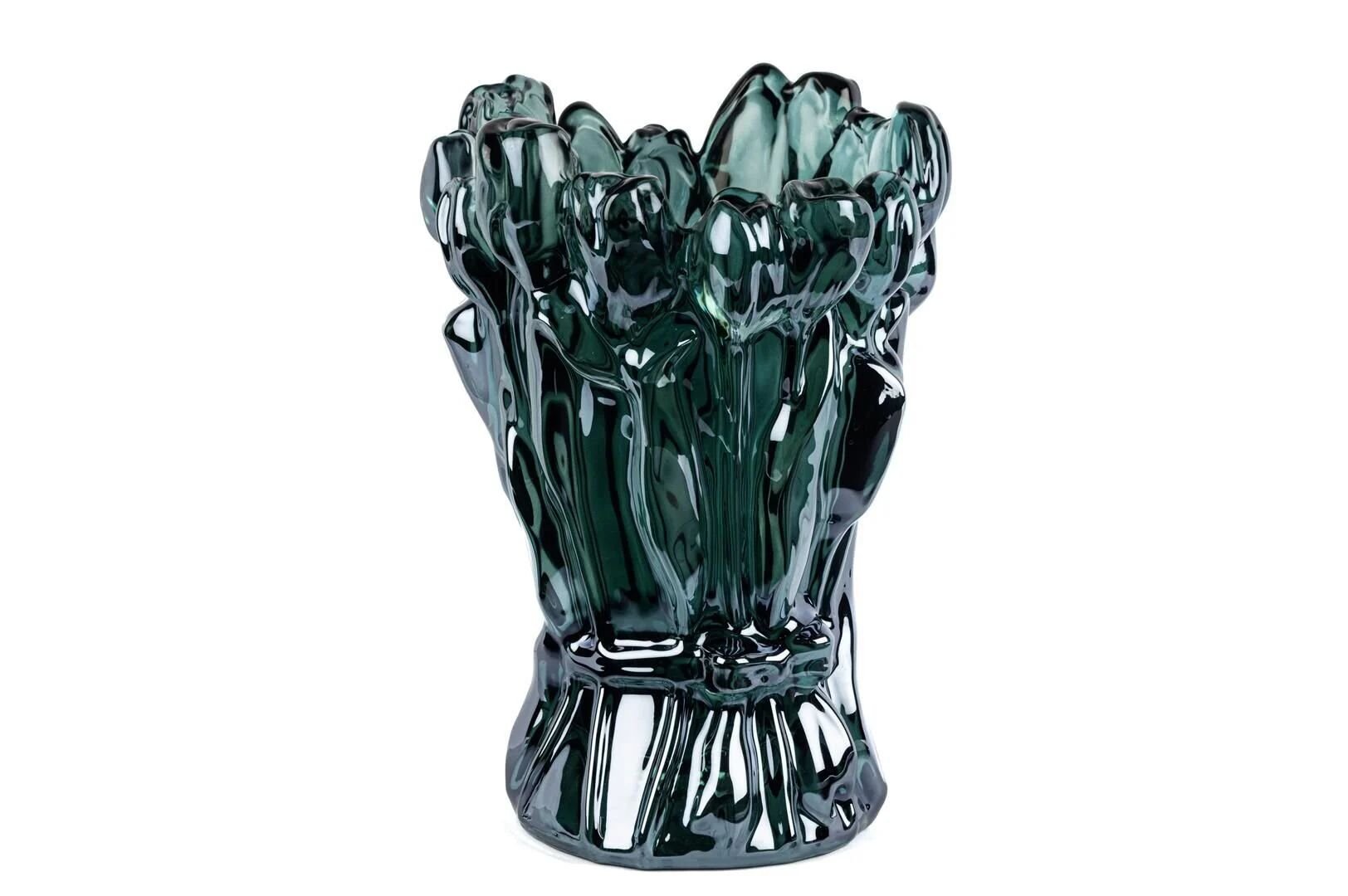 Posy Lüster Cam Vazo Yeşil - 21x31cm