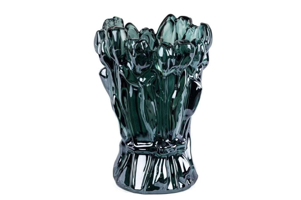 Posy Lüster Cam Vazo Yeşil - 21x31cm