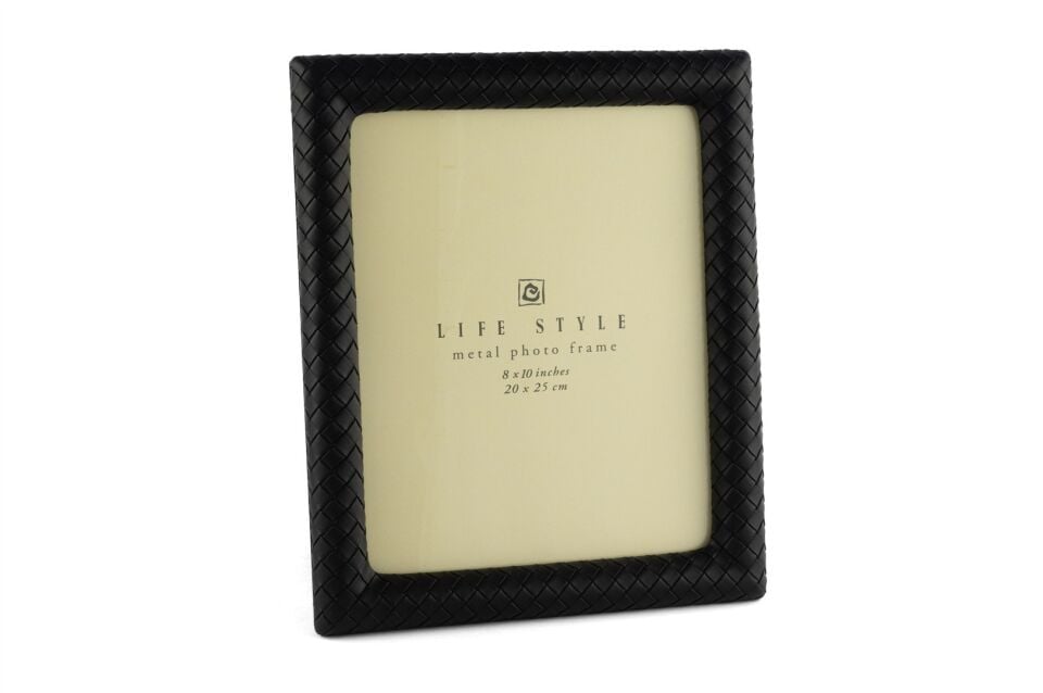 Siyah Deri Çerçeve Siyah - 20x25cm