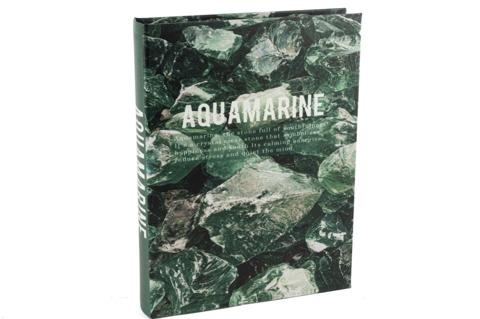Aqumarine Kitap Kutu Yeşil - 29x22x4cm