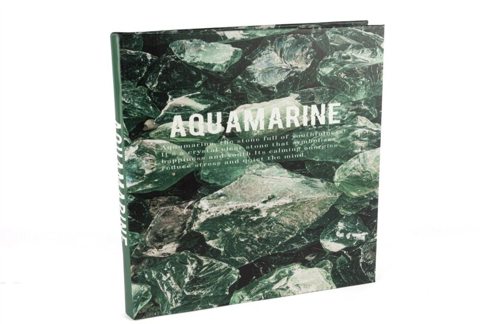 Aqumarine Kitap Kutu Yeşil - 35x34x3cm