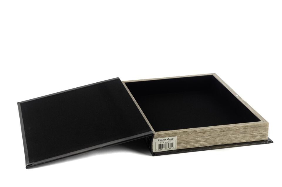 Ottoman Ceremony Kitap Kutu Siyah - 28x22x4cm