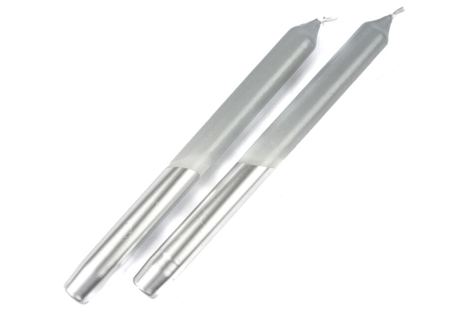 2li Mum Kalın Silver - 25cm