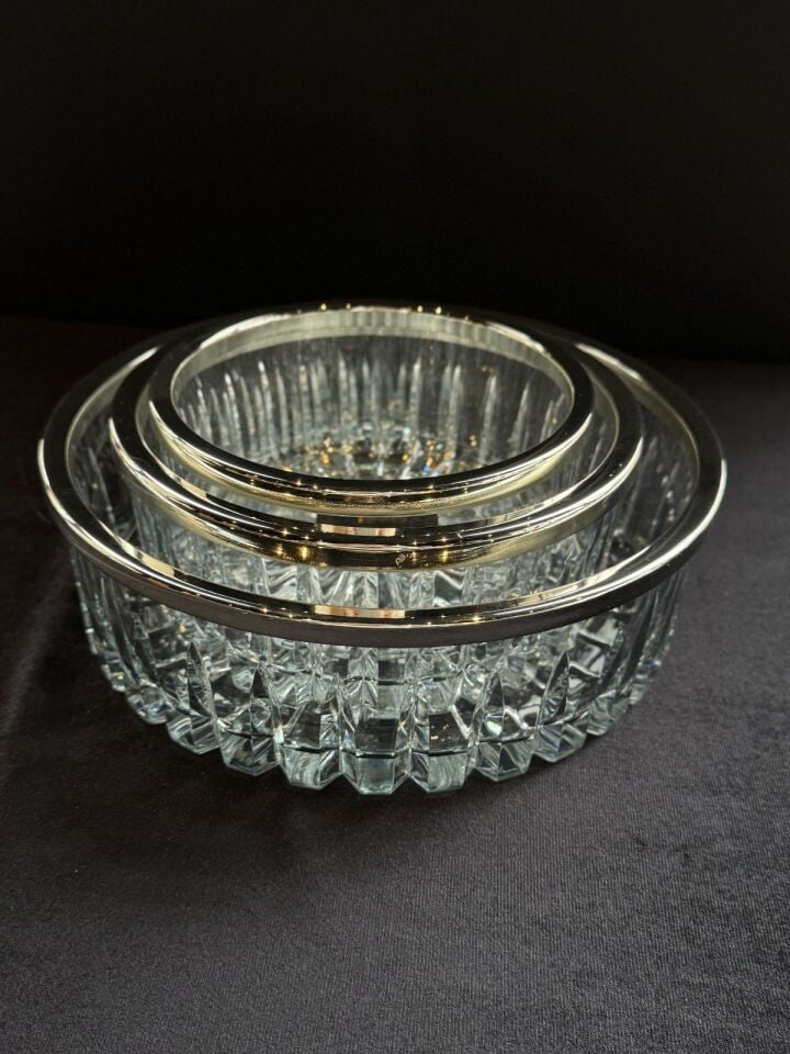 SELECT YAYVAN CAM KESME KASE Gümüş - 16x7cm