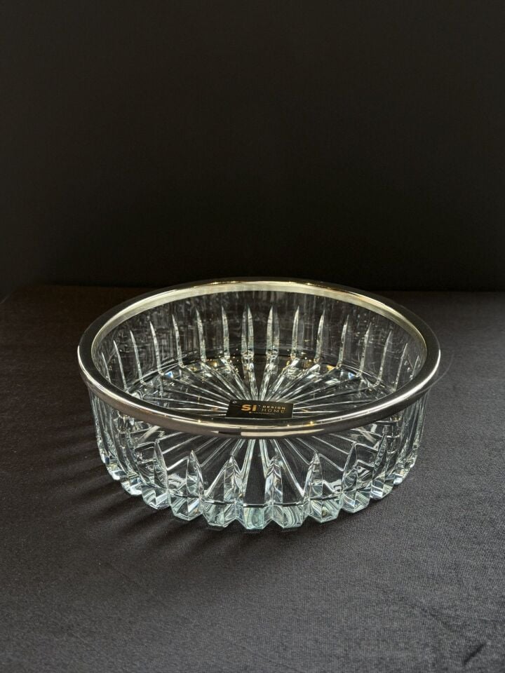 SELECT YAYVAN CAM KESME KASE Gümüş - 25x8cm