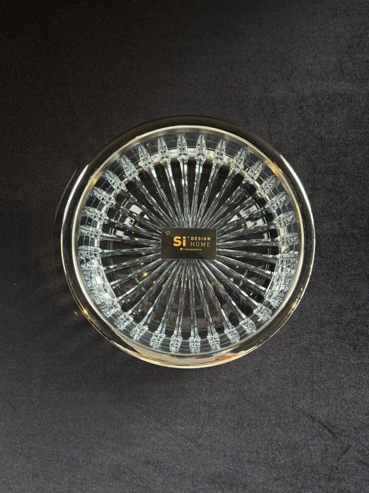 SELECT YAYVAN CAM KESME KASE Gümüş - 25x8cm