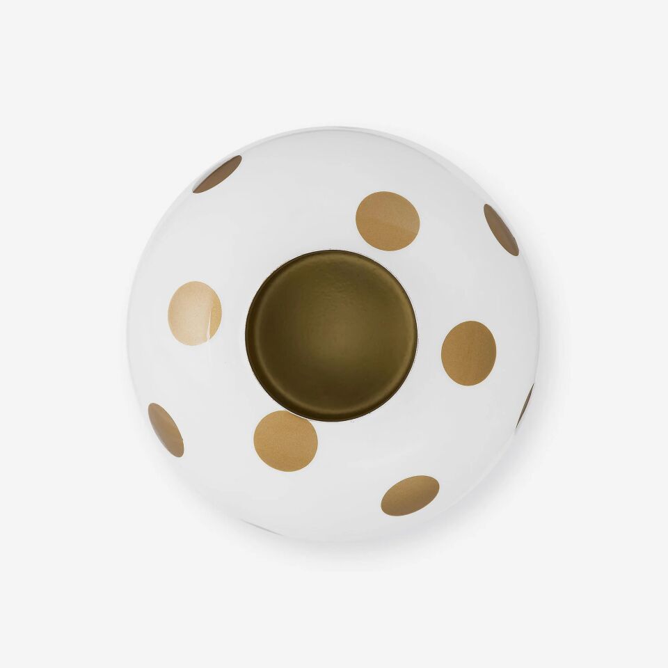 Dot Delight Metal Vazo 23 Cm