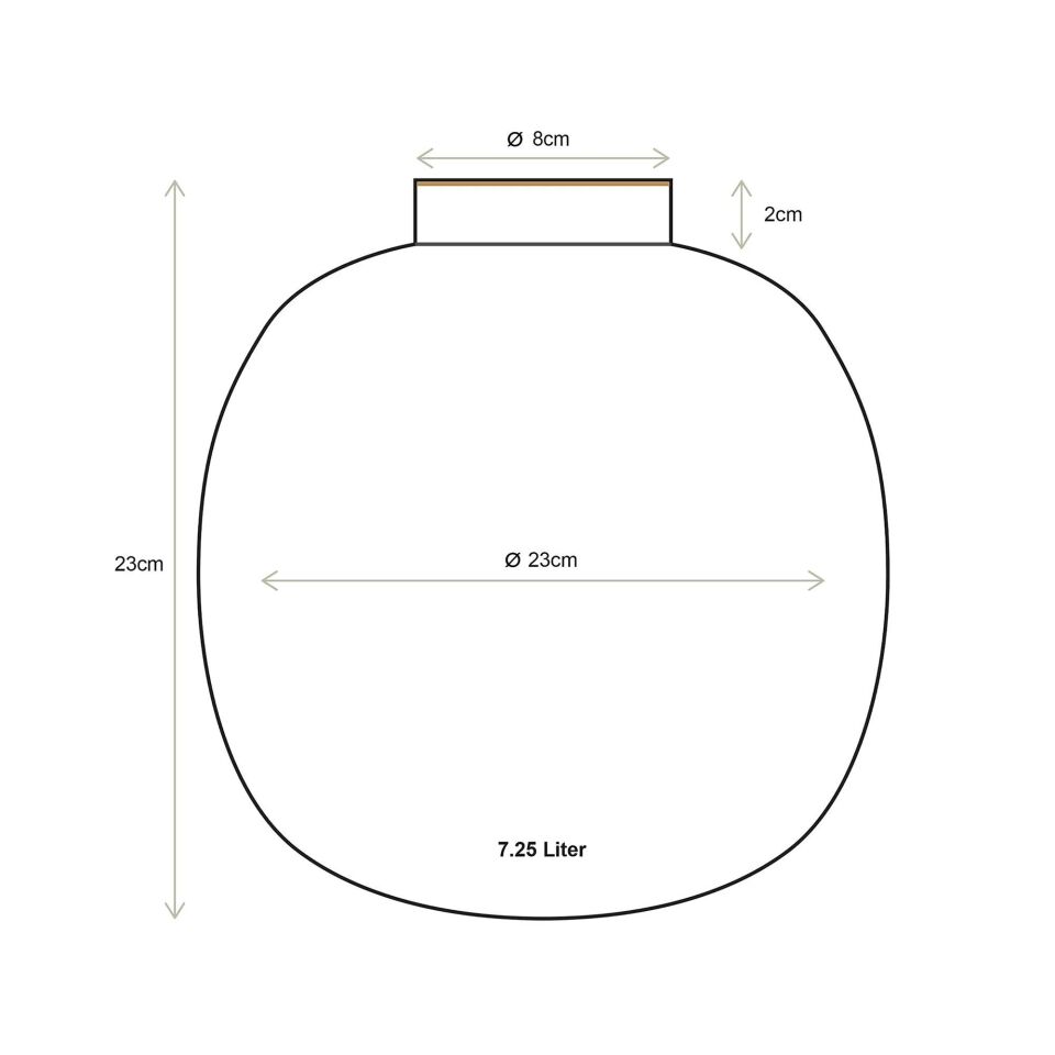Dot Delight Metal Vazo 23 Cm