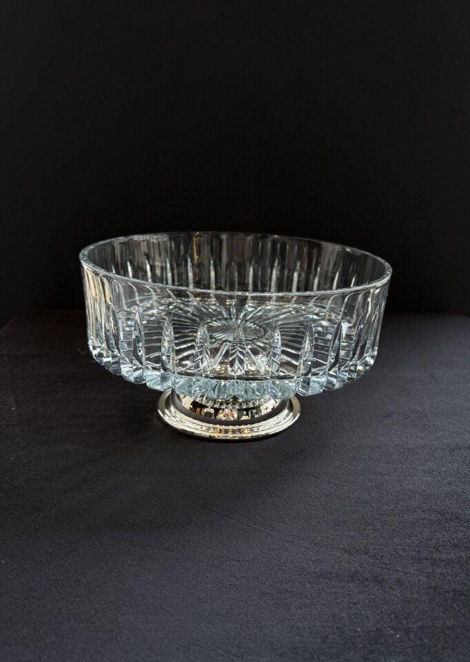 SELECT AYAKLI SALATA KASESİ Gümüş - 25cm