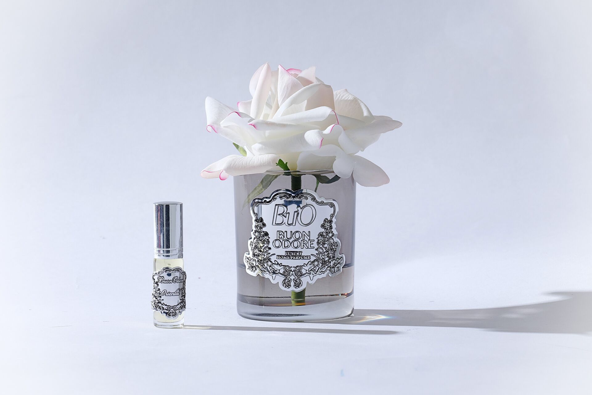 FÜME CAM SILVER TEK GÜL