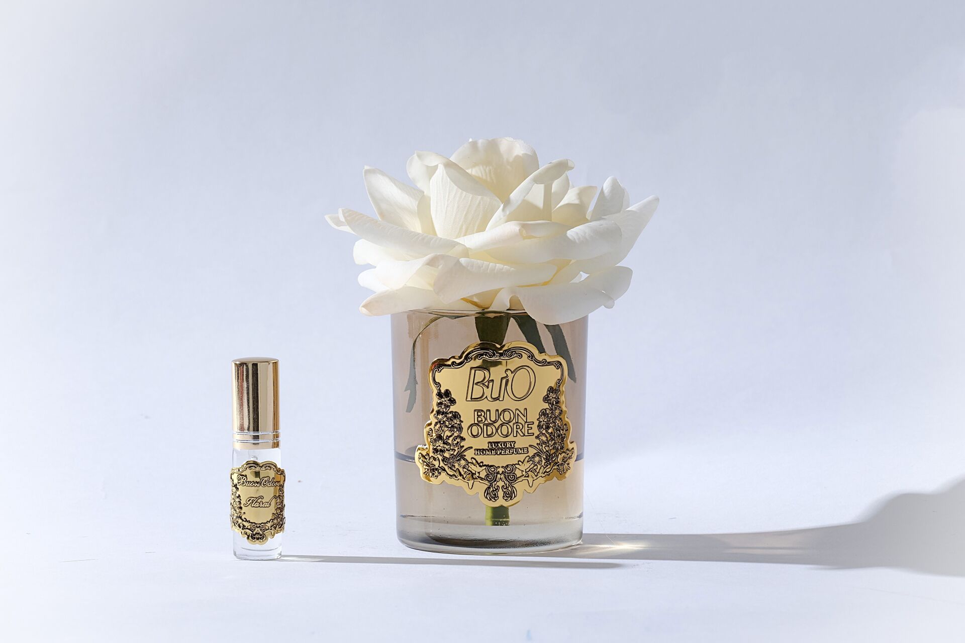 AMBER CAM GOLD TEK GÜL Krem