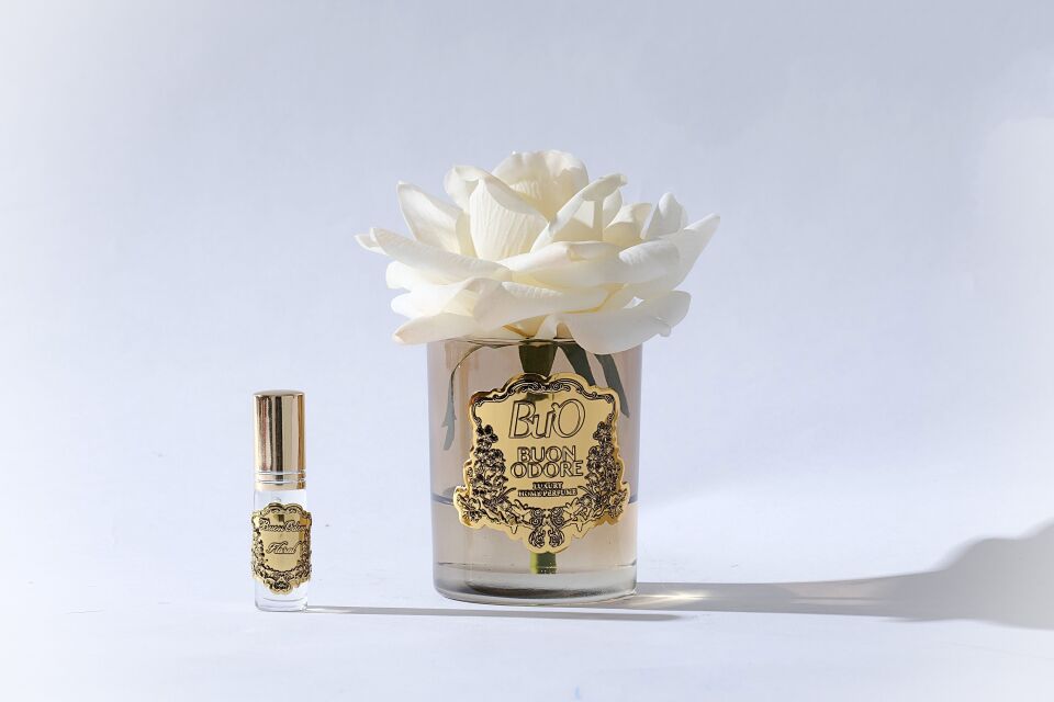 AMBER CAM GOLD TEK GÜL Krem