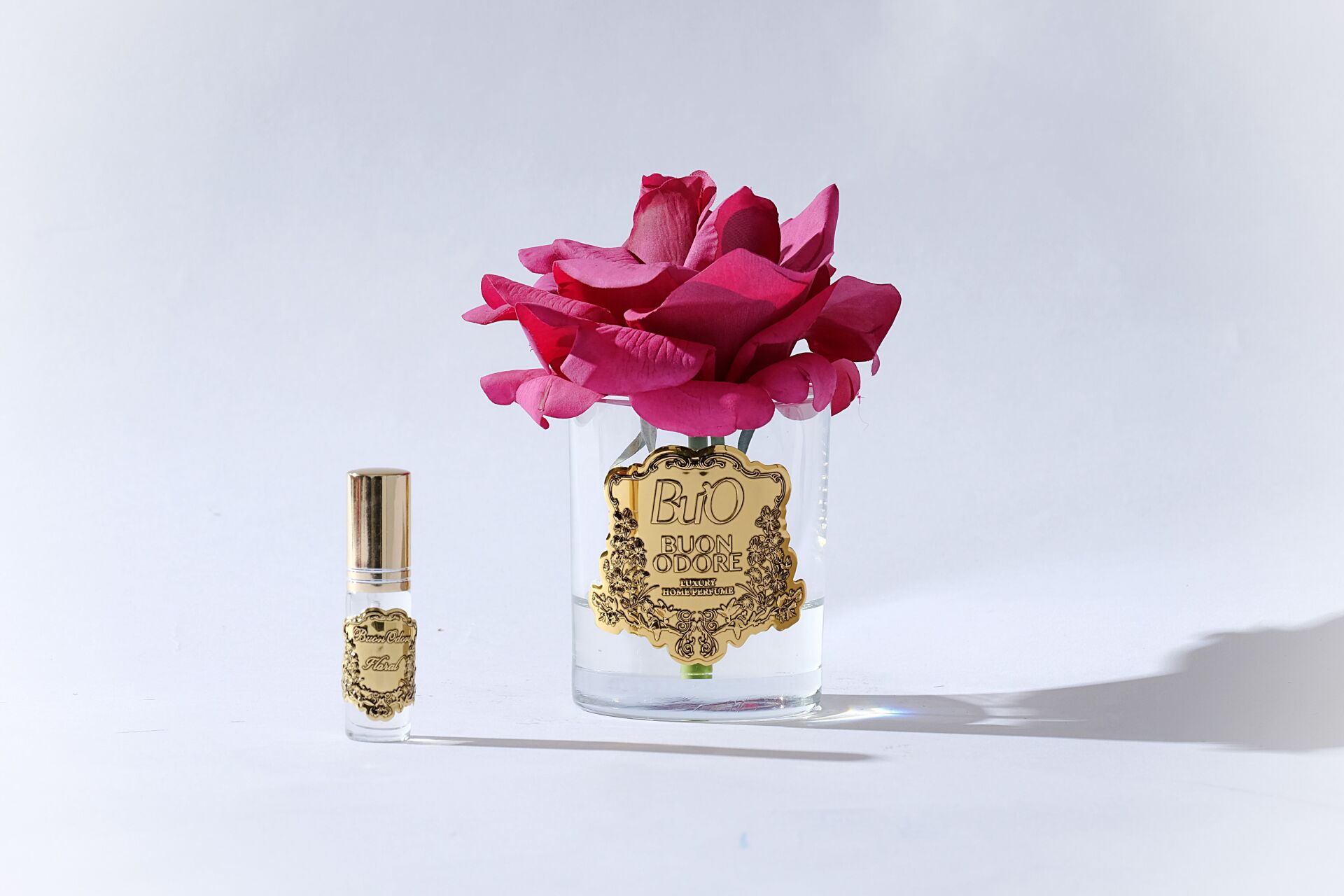 Cam Gold Tek Gül Luxury Home Perfume Bordo