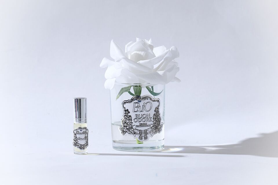 Cam Silver Tek Gül Luxury Home Perfume