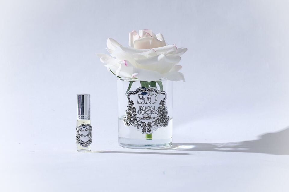 Cam Silver Tek Gül Luxury Home Perfume Allıklı