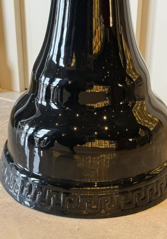 Vezir Siyah Dekor Satranç Taşı 24x55cm