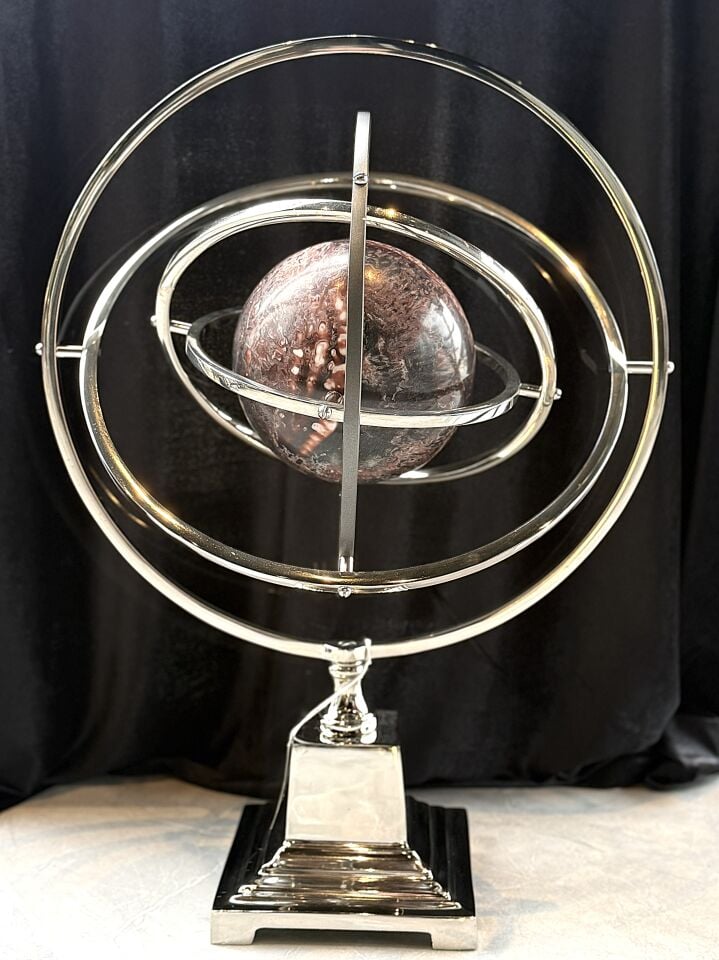 Gümüş Kahve Dekoratif Obje 36x34x56cm